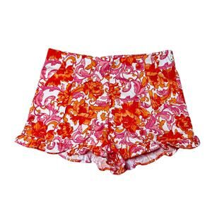 NWT Janie and Jack Floral Egg Ruffle Hem Shorts Size 6